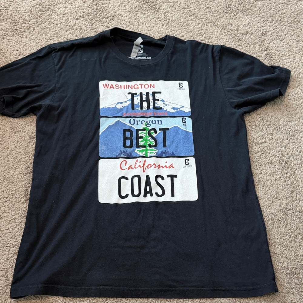 The Best Coast Graphic Tee - Black
